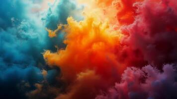 Vibrant Color Explosion Abstract Background video