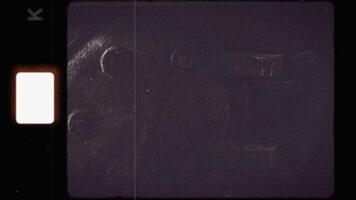 Detailed CloseUp View of a Rusty Mechanical Component Captured in Low Light Conditions video