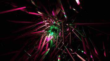 Pink and Turquoise Apocalyptics Shards Background VJ Loop in 4K video