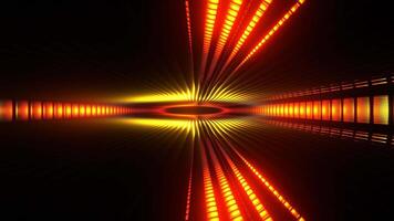 Orange and Yelow Sci-Fi Blinded Ellipse Background VJ Loop in 4K video