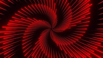 Red Circular Duable Laser Show Background VJ Loop in 4K video