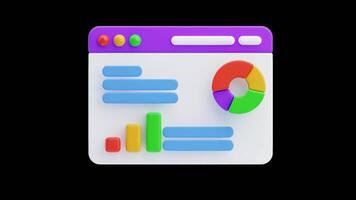 3D Animation of Data Analytics video