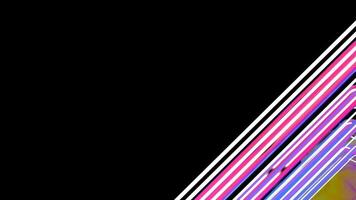Neon Lines and Shapes Background video