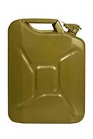 Army metal jerrycan khaki color photo