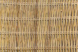 Wicker rattan texture with vertical twigs position photo