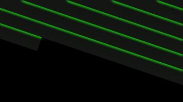 Animation Transition of Black and Green Lines video