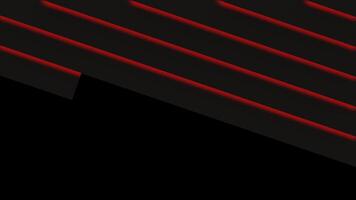Animation Transition of Black and Red Lines video