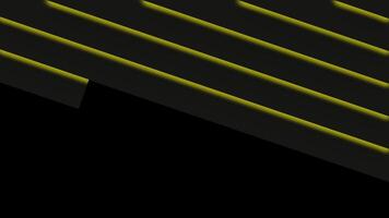 Animation Transition of Black and Yellow Lines video