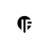 Custom IF FI Location Letter Logo with a Modern and Artistic Touch vector