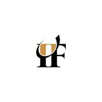Bold IF FI Logo Design for a Strong Corporate Presence vector