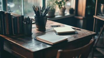 Writing Retreat in Quaint Dining Area photo
