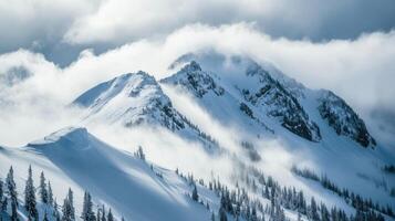 Avalanche Descending the Mountain photo