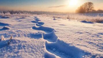 Paths in the Softness of Snow photo