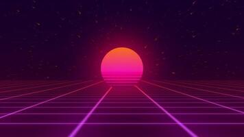 Retro Loop Background video
