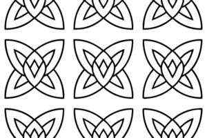 A Floral Pattern Design in Adobe Illustrator vector