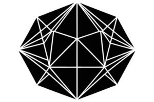 A Geometric Abstract Design Created in Adobe Illustrator vector