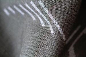 Close-Up Textured Fabric with Abstract Pattern photo