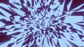 Background Blue and purple light shards swirl in a vortex creating a mesmerizing cosmic tunnel video