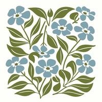 Abstract Floral for Coloring Projects design. vector