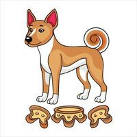 Basenji Charm Transparent Background vector