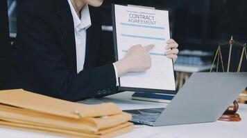 A contract is a legal agreement between two parties that sets out the terms of a transaction video