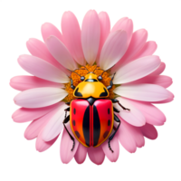 Stunning Macro Bug On Flower png