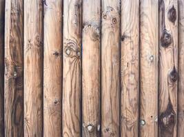 A row of wooden posts with a grainy texture photo