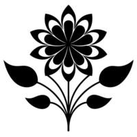 Elegant Floral Decorative Design Element for Layouts vector