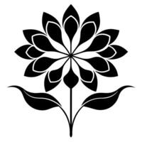 Elegant Floral Decorative Design with Artistic Element for Layouts vector