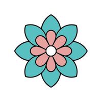 Floral Mandala Design Patterns and Symmetrical Aesthetic vector