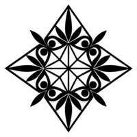 Elegant Floral Decorative Design with Artistic Elements for Layout vector