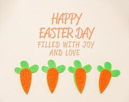 Group of carrots are arranged in a row on a white background photo