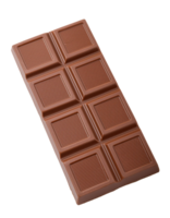 smooth milk chocolate bar, classic sweet confection, gourmet cocoa treat,, on isolated background png