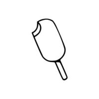 Ice cream icon line icon illustration vector