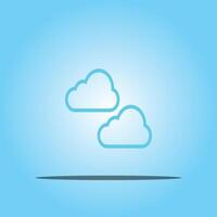 clouds illustration design vector