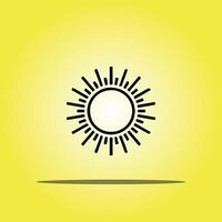 Sun illustration design vector