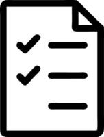 Checklist Icon Design for Organizing Tasks, To-Do Lists, and Productivity vector