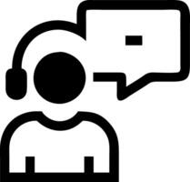 Customer Service Icon Design Representing Support, Assistance, and Client Care vector