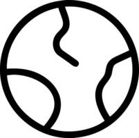 Earth Icon Design Representing Planet, Nature, and Environmental Concepts vector