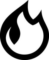 Fire Icon Design for Flame, Heat, and Burning Concepts vector