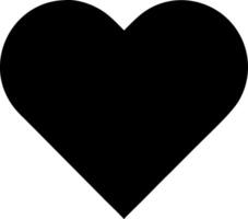 Heart Icon Design with Simple and Elegant Shape for Love and Care Concepts vector