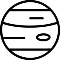 Planet Icon Design with Celestial Symbol for Space and Astronomy Exploration vector