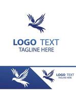 Swallow FLYING BIRD LOGO vector