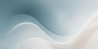 Gradient abstract background banner design in blue cream soft smooth noise texture for poster header wallpaper photo