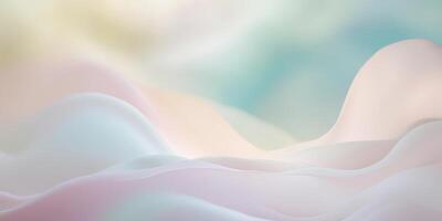 Soft pastel gradient background with blurred abstract colors. photo