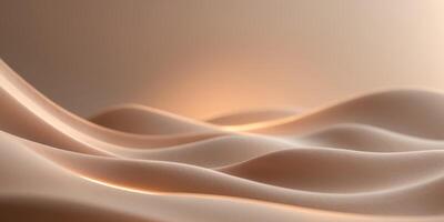 soft mocha mousse brown gradient with glowing edges abstract background modern trendy tone hue shade. photo