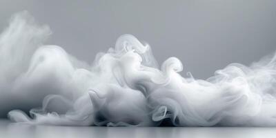 Abstract Smoke Background - Swirling Fog and Mystical Atmosphere with Soft Flow. photo