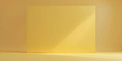 Solid Golden Yellow Background for Design Projects. photo