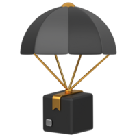 3d icon of a airdrop package png