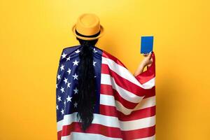 emigration in America concept photo